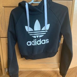 Adidas cropped hoodie. NEVER WORN!
